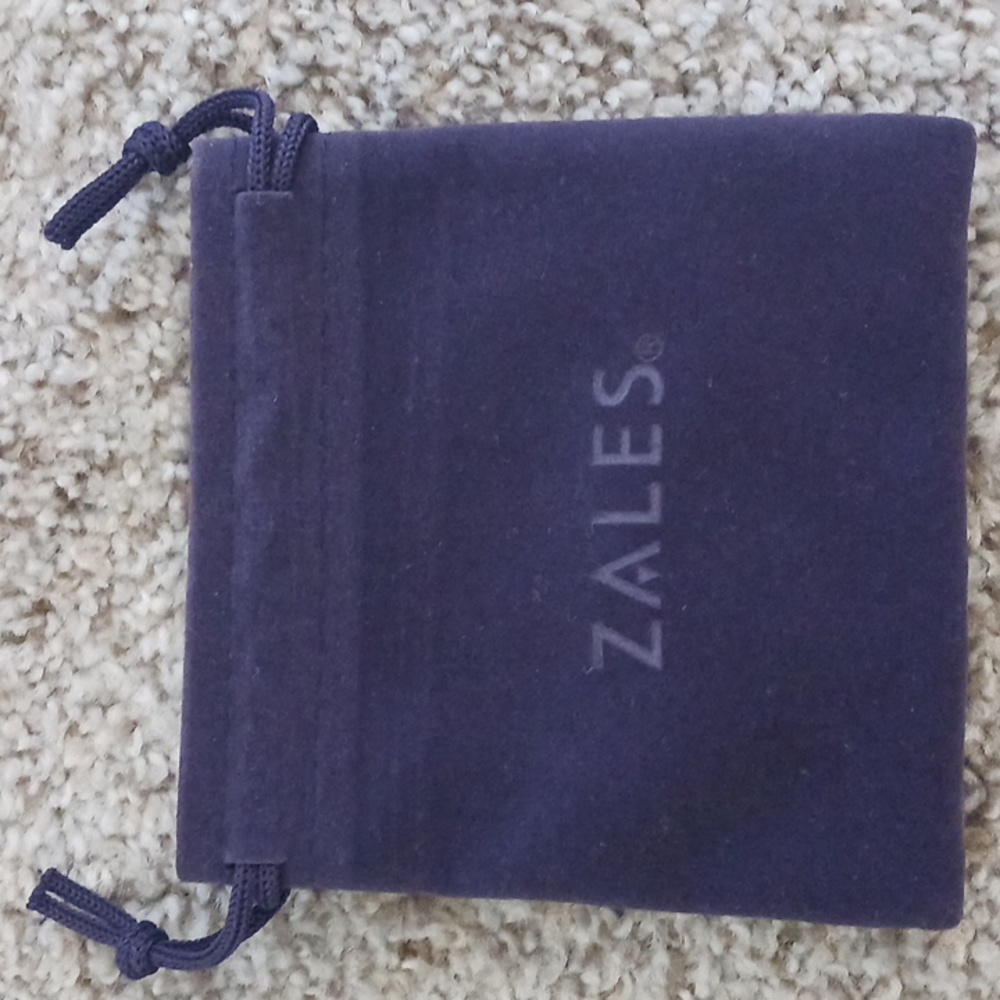 Zales Jewelry Velvet Pouch Purple
